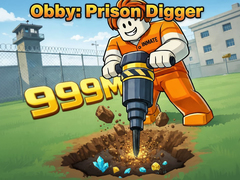 Cluiche Obby: Prison Digger