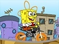 Cluiche Spongebob Super Bike