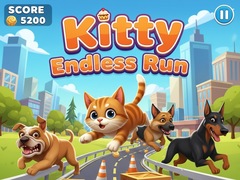 Cluiche Kitty Endless Run