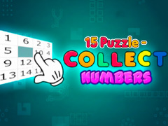 Cluiche 15 Puzzle - Collect numbers