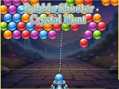 Cluiche Bubble Shooter Crystal Hunt