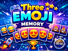 Cluiche Three Emoji Memory