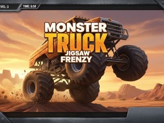 Cluiche Monster Truck Jigsaw Frenzy