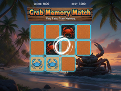Cluiche Crab Memory Match