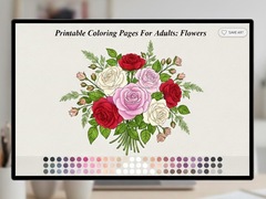 Cluiche Printable Coloring Pages For Adults Flowers