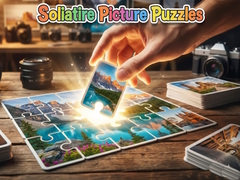Cluiche Solitaire Picture Puzzles
