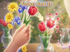 Cluiche Flower Sort 3D