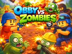 Cluiche Obby vs Zombies