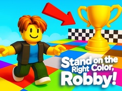 Cluiche Stand on the Right Color, Robby!