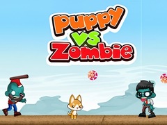 Cluiche Puppy vs Zombie