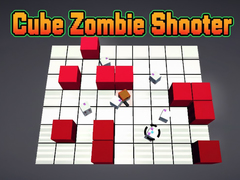 Cluiche Cube Zombie Shooter