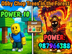 Cluiche Obby Chop Trees in the Forest
