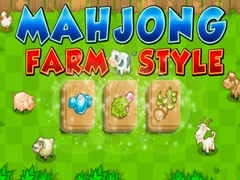 Cluiche Mahjong Farm Style