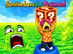 Cluiche Survive Lava for Brainrots!