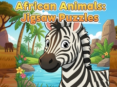 Cluiche African Animals: Jigsaw Puzzles