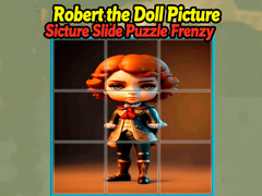 Cluiche Robert the Doll Picture Slide Puzzle Frenzy