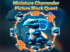 Cluiche Miniature Charmander Picture Block Quest