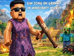 Cluiche Kim Jong Un Granny in Minecraft World