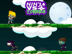 Cluiche Ninja vs Zombies