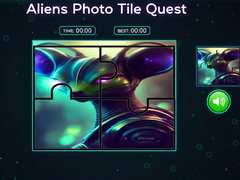 Cluiche Aliens Photo Tile Quest