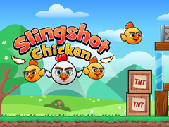 Cluiche Slingshot Chicken