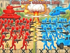 Cluiche Gun Mob: Stickman Run