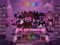 Cluiche Sprunki: Pink Eye Treatment