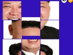 Cluiche Kim Jong Un Tile Puzzle