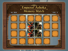 Cluiche Emperor Ashoka Memory Match