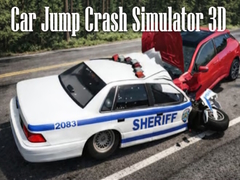 Cluiche Car Jump Crash Simulator 3D