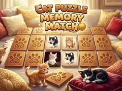 Cluiche Cat Puzzle Memory Match