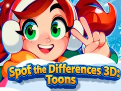 Cluiche Spot the Differences 3D: Toons