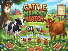 Cluiche Cattle Memory Match