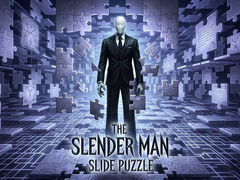 Cluiche The Slender Man Slide puzzle