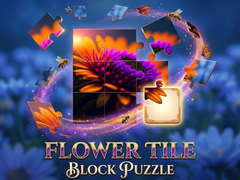 Cluiche Flower Tile Block Puzzle