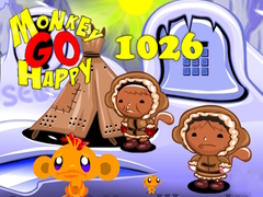 Cluiche Monkey Go Happy Stage 1026