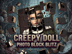 Cluiche Creepy Doll Photo Block Blitz