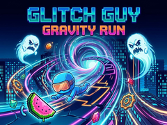 Cluiche Glitch Guy Gravity Run