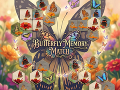 Cluiche Butterfly Memory Match