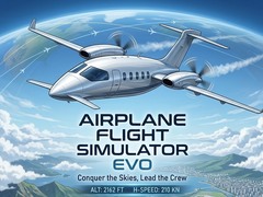 Cluiche Airplane Flight Simulator EVO