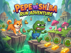 Cluiche Pepe vs Shiba Run Adventure