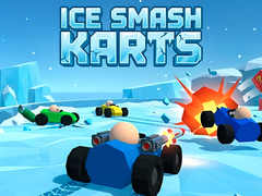 Cluiche Ice Smash Karts