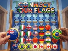 Cluiche Connect Four Flags