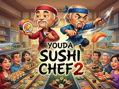 Cluiche Youda Sushi Chef 2