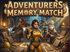 Cluiche Adventurers Memory Match