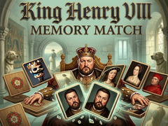 Cluiche King Henry VIII Memory Match