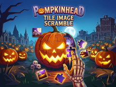 Cluiche Pumpkinhead Tile Image Scramble