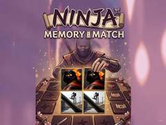 Cluiche Ninja Memory Match