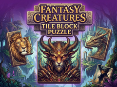 Cluiche Fantasy Creatures Tile Block Puzzle