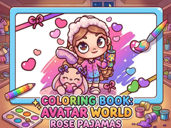 Cluiche Coloring Book: Avatar World Rose Pajamas